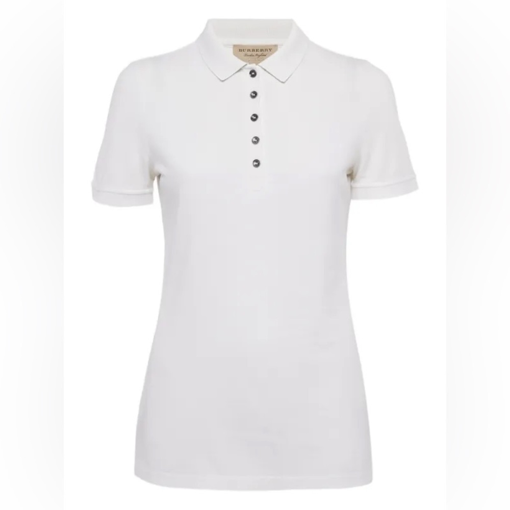 Burberry White Button Down Shirt